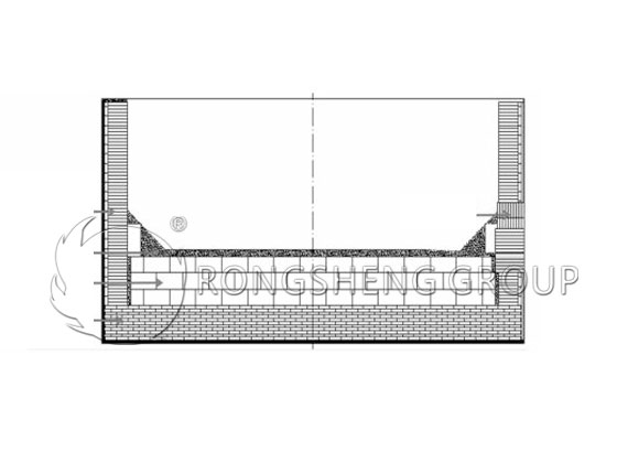 Thermal insulation furnace lining structure with integral lining